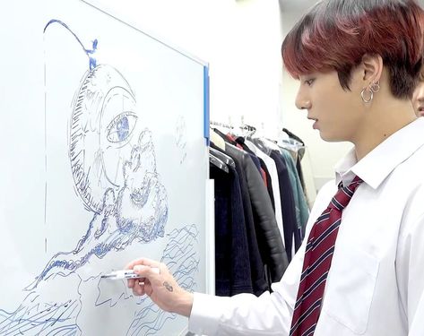 Jungkooks Drawings, Jungkook's Drawings Skills, Jungkooks Art, Bangtan Bomb, Jeon Jeongguk, Arte Sketchbook, Bts Drawings, Jungkook Abs, About Bts