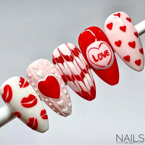 Heart Nail Art Designs, Beachy Nail Designs, Theme Nails, Polka Dot Nail Designs, Birthday Nail Designs, Butterfly Nail Designs, Nail Art Stripes, Easter Nail Designs, S Nails