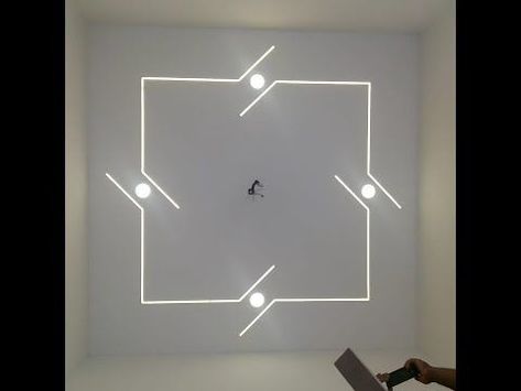 Bedroom False Ceiling Design Profile Light, Ceiling Design Living Room With Fan, Bedrooms Celling Design, Fall Ciling Desgin Room, Ceiling Profile Lights Design, Profile Lights For Living Room, False Ceiling Light Design, Office Celling Design Gypsum, Gypsum Ceiling Design Profile Light