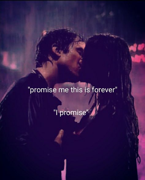 promise me this is forever #delena #elena #damon #tvd Promise Me This Is Forever, Delena Kiss, Damon And Elena Kiss, Damon And Elena, Elena Damon, Feel So Close, Ian And Nina, Promise Me, Vampier Diaries