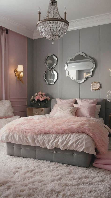 Discover the ultimate guide to designing a girly room for teens women and cute small kids Explore pink teen pink kids pink simple teens aesthetic dark purple and blue decor ideas for a dreamy space Dreamy Space, Paris Rooms, Purple Bedrooms, Pink Bedrooms, Grey Room, Grey Bedroom, Small Kids, Girly Room, Little Cabin