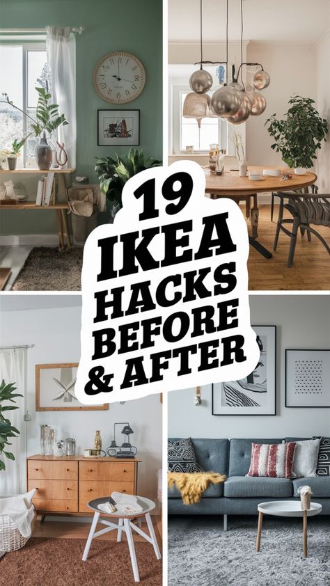 Witness the magic of DIY with these 19 amazing IKEA hacks before & after transformations See how ordinary IKEA pieces are turned into stunning, custom furniture that looks expensive and high-end Discover step-by-step guides and creative ideas that you can replicate in your own home to achieve similar results From small tweaks to major overhauls, these before & after photos will inspire you to embark on your own IKEA hacking journey Visit our site for more incredible transformations Ikea Office Inspired, Ikea Inspired Kid's Room, Lego Table Ikea, Ikea Inspired Bedroom, Amazing Ikea Hacks, Ikea Inspired Living Room, Ikea Dresser Hack, Ikea Makeover, Ikea Crafts