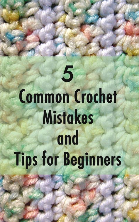 Crochet Mistakes, Beginning Crochet, Crochet Tutorial Pattern, Confection Au Crochet, Beginners Crochet, Crochet Geek, Crochet Simple, Crochet Stitches For Beginners, Crochet Diy