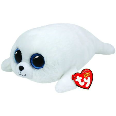 Ty Beanie Boos Collection, Ty Animals, Ty Stuffed Animals, Ty Toys, Ty Plush, Ty Babies, White Seal, Cute Beanies, Ty Beanie Boos