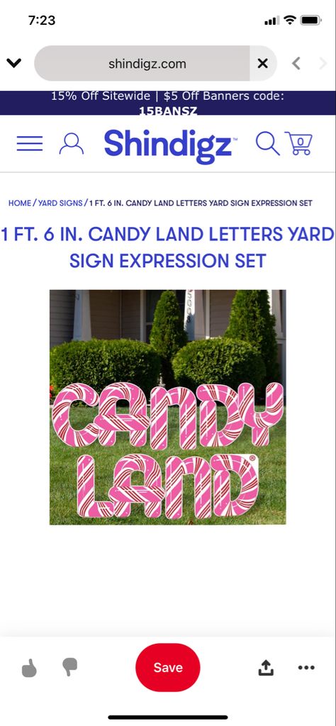 Candyland Sign, Candy Room, Bouncy Castle, Xmas Lights, Candyland Decorations, Diy Candy, Lawn Decor, Candy Land, Yard Signs