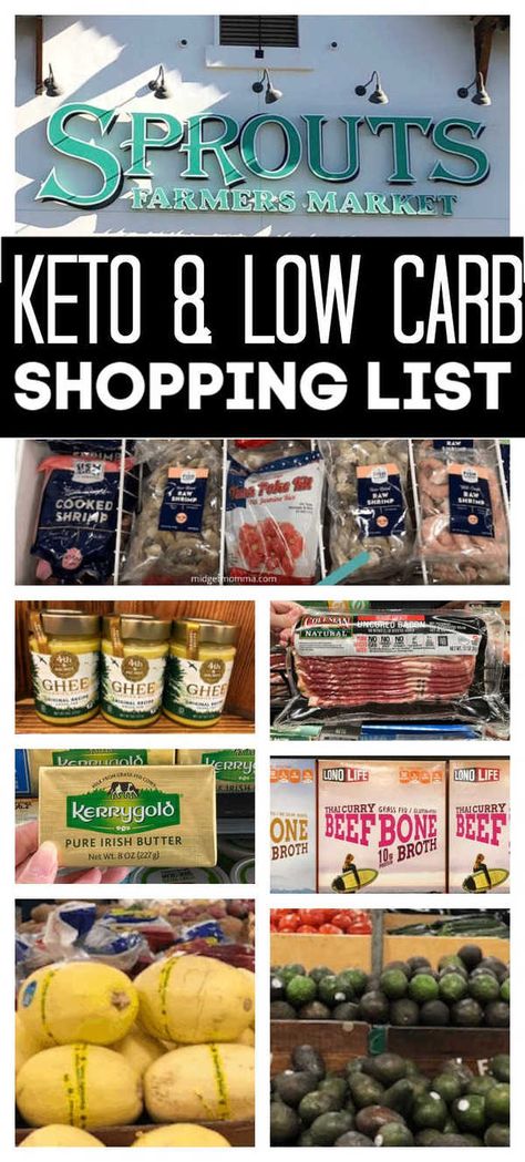 Sprouts Meal Plan, Sprouts Market Must Haves, Sprouts Grocery Store, Sprouts Grocery List, Sprouts Grocery, Low Carb Shopping List, Sprouts Market, Keto Fruit, Keto Shopping List