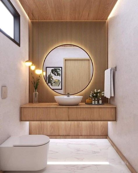 Drømme Bad, Very Small Bathroom, Minimalist Studio, Modern Small Bathrooms, Small Bathroom Interior, Modern Bathroom Tile, تصميم داخلي فاخر, Washbasin Design, تصميم للمنزل العصري