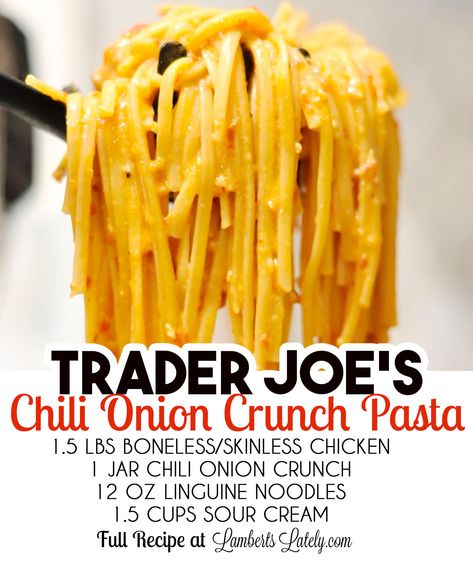 Chili Onion Crunch Pasta, Trader Joes Chili Onion Crunch Chicken, Trader Joes Onion Crunch, Trader Joe’s Chilli Onion Crunch, Trader Joe’s Instant Pot Recipes, Trader Joe’s Onion Crunch, Recipes Using Chili Onion Crunch, Recipes Using Trader Joes Crunchy Chili Onion, Crunchy Onion Chili Oil Trader Joes Recipes