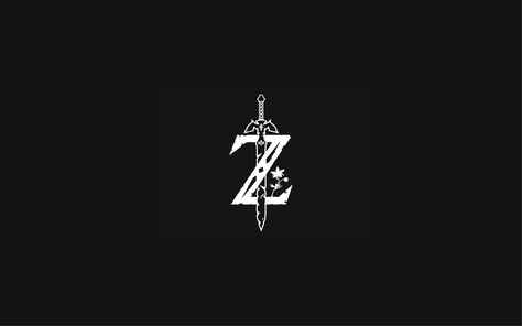 sword and letter z logo The Legend of Zelda The Legend of Zelda: Breath of the Wild #tloz #minimalism #monochrome video games Master Sword #5K #wallpaper #hdwallpaper #desktop Legend Of Zelda Desktop Background, Legend Of Zelda Wallpaper, Zelda Hd, Letter Z Logo, Zelda Wallpaper, Zelda Logo, Dark Link, 5k Wallpaper, Snowman Wallpaper