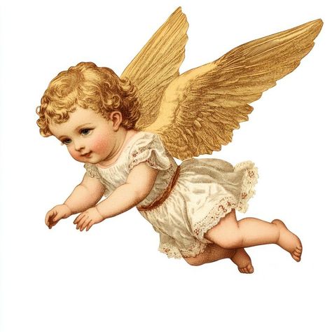 Vintage Christmas Angel Illustration, Happy 2025, New Year Vintage, Fairy Png, Person Art, Baby New Year, Angel Illustration, Angel Images, Vintage Angel