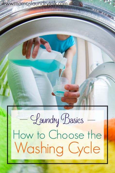 How do you correctly choose the washing cycle for your load of laundry? Read Mama's tips and get all of your washing questions answered! How To Wash Laundry Correctly, How To Do Laundry Correctly, Laundry Tips, House Keeping, Cleaning Laundry, Cleaner Recipes, Washing Laundry, Cleaning Business, Doing Laundry