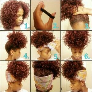 Pineapple method Pineapple Hairstyle, Curly Hair With Bangs, Haircuts With Bangs, Short Curly Hair, Loose Waves, Long Curly Hair, Curly Girl, Afro Hairstyles, Hair Today