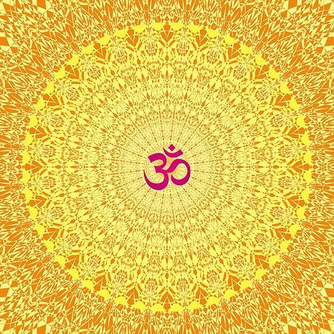 Openwork mandala with the sign of Aum / om / ohm in the center. Ohm Sign, Om Symbol Art, Square Mandala, Om Symbol Wallpaper, Om Meditation, Om Sign, Om Art, Spiritual Pictures, Om Aum