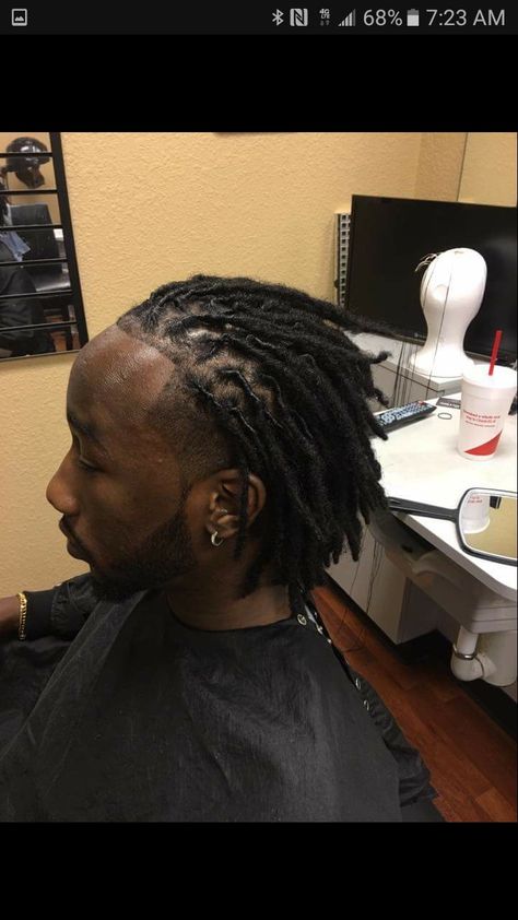 Free Part Locs, Short Loc Styles For Men, Loc Sizes, Loc Hairstyles For Men, Box Braids Men, Short Loc Styles, Dread Hairstyles For Men, Loc Styles For Men, Braids Men