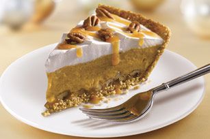 Turtle Pumpkin Pie Recipe, Turtle Pumpkin Pie, Turtle Pumpkin, Turtle Pie, Pumpkin Cream Pie, Pumpkin Pie Recipe, Favorite Dessert Recipes, Pumpkin Pie Recipes, Kraft Recipes