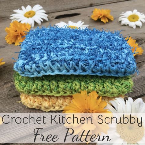 Scrubby Yarn Patterns, Scrubby Yarn Crochet Patterns, Crochet Dish Scrubber, Scrubby Yarn Crochet, Scrubby Pattern, Scrubbies Crochet Pattern, Cotton Crochet Patterns, Scrubby Yarn, Crochet Scrubbies