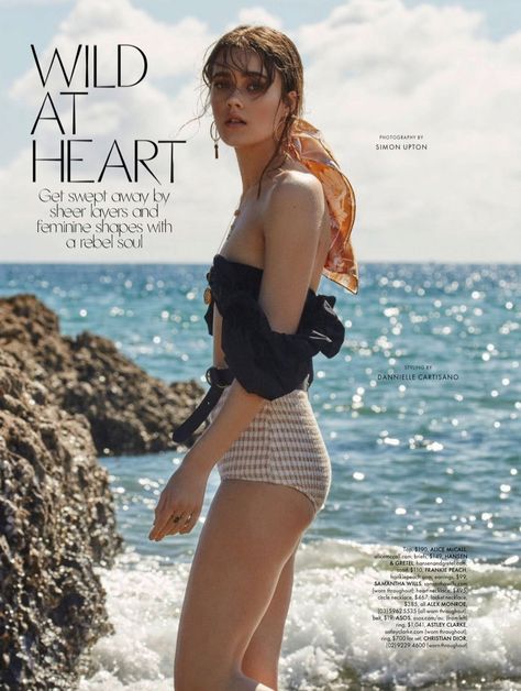 Rose Freemantle | Beach Fashion Editorial | ELLE Australia | Fashion Gone Rogue Beach Fashion Shoot, Beach Fashion Editorial, Beach Editorial, Mode Editorials, Summer Photoshoot, Photography Beach, Summer Fashion Beach, Trendy Swimwear, Beach Fashion