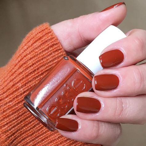 Werbung // 🍁🍂🐿 ESSIE Playing Koi 🍂🍁🐿 from #EssieFall2016 / 2 coats 🍁 #nofilter #makeupandbeautybykaro #essie #essiedeutschland #essieliebe… Opi Nail Colors, Blue Green Eyes, Red Brown Hair, Essie Nail Polish, Essie Nail, Color Number, Fall Makeup, Opi Nails, Fair Skin