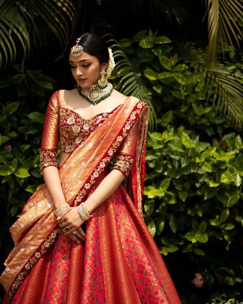 House Of Attires on Instagram: “The Classic Bride By @studio149 . . Ft @preity_mukhundhan Mua @salomirdiamond Hair @raisedbrowsbybhavani . . Jewelry…” Studio 149, Silk Lehengas, Indian Bridesmaid Dresses, Lehenga Saree Design, Boutique Studio, Latest Bridal Lehenga, Bridal Sarees South Indian, Blouse Ideas, Classic Bride