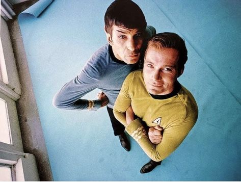 Spock And Kirk, Life Moves Pretty Fast, Deep Space Nine, Star Trek Original Series, Best Bond, Star Trek Original, Leonard Nimoy, Captain Kirk, William Shatner