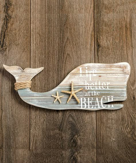 Deco Marine, Wooden Whale, Wood Wall Plaques, Sea Stars, Driftwood Wall, Wooden Fish, Pallet Crafts, Driftwood Crafts, Nautical Style