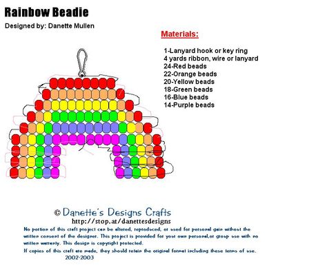 rainbow bead Pony Bead Rainbow Pattern, Pony Bead Unicorn Pattern, Bead Buddies Patterns, Pony Bead Keychain Patterns Free, Unicorn Bead Pattern, Bead Buddy Patterns, Pony Bead Rainbow, Bead Pets Pattern, Bead Critters