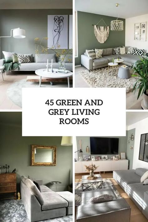 Picture of green and grey living rooms Living Room Green And Grey, Card Room Green Living Room, Green Grey Living Room, Gray Color Palette Living Room, Grey And Green Living Room, Green And Grey Living Room, Grey Living Rooms, Mauve Living Room, Lounge Colours