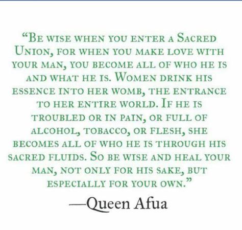 Queen Afua Quotes, Sacred Woman Quotes, Sacred Woman Queen Afua, Queen Afua, Divine Feminine Goddess, Sacred Woman, Womb Healing, Witchcraft Spells For Beginners, Physical Intimacy