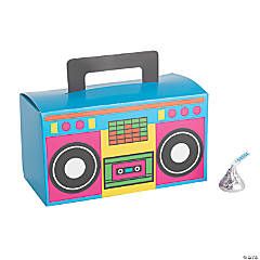 Vintage Funny Quotes, 80s Birthday Parties, Music Themed Parties, Rock Star Party, Boom Box, Gable Boxes, 80s Party, Party Favor Boxes, Retro Party