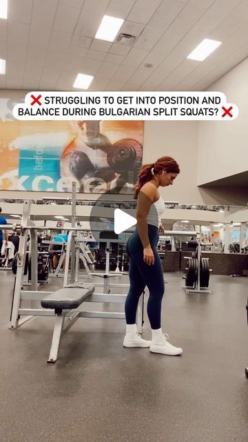 AMANDA LAYSER on Instagram: "If you’re struggling with stability during your Bulgarian split squats, I have a much better alternative for you!
⠀
Rather, try to swap out with these rear foot elevated split squats
⠀
Use a platform that is around 6-10 inches & stabilize yourself on the ball of your rear foot
⠀
Since this will likely be able to increase balance and stability, you’ll be able to load the movement more, enabling better results down the road 💪
⠀
☆ Apply for 1:1 coaching, linked in bio ☆" Split Squats, Workout Routines For Beginners, Bulgarian Split Squats, Split Squat, Workout Routines, The Movement, Workout Routine, The Road, Coaching