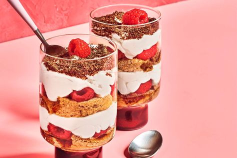 Tiramisu for Two: An Easy, Make-Ahead Valentine's Day Dessert Tiramisu For Two, Tiramisu Cups, Batch Recipes, Romantic Desserts, Apple Dessert Recipes, Protein Nutrition, Tiramisu Recipe, Chocolate Lava Cake, Chocolate Cheese