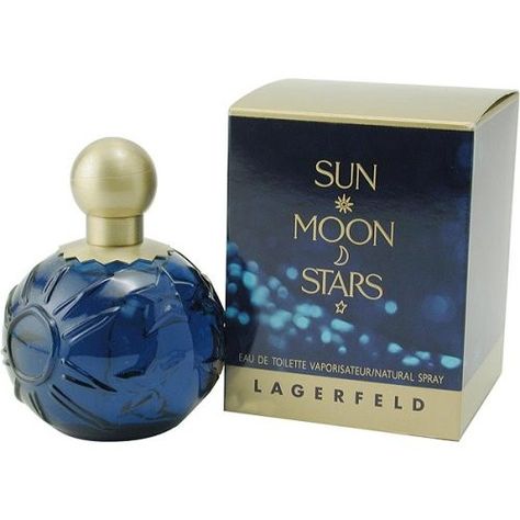 Lagerfeld Sun Moon Stars Women's Perfume Light Blue Perfume, Feminine Perfume, Sun Moon Stars, Moon Stars, Favorite Scents, Floral Scent, Ylang Ylang, Women Perfume, Sun Moon