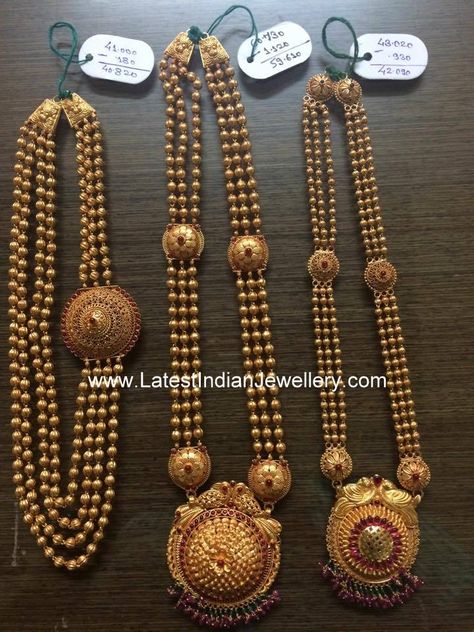 Gundla Haram Designs, Latest Indian Jewellery, Haram Designs, Gold Temple Jewellery, Gold Jewelry Outfits, Antique Gold Jewelry Indian, Gold Necklace Indian Bridal Jewelry, Antique Jewelry Indian, Gold Pendant Jewelry