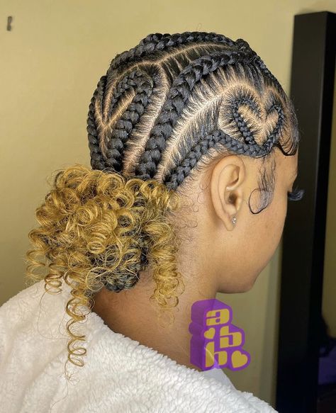 Heart Shaped Braids, Cornrows For Black Women, Styles For Summer, Braided Cornrow Hairstyles, Hair Healthy, Back To School Hairstyles, Cornrow, Cornrow Hairstyles, Braided Hairstyles For Black Women