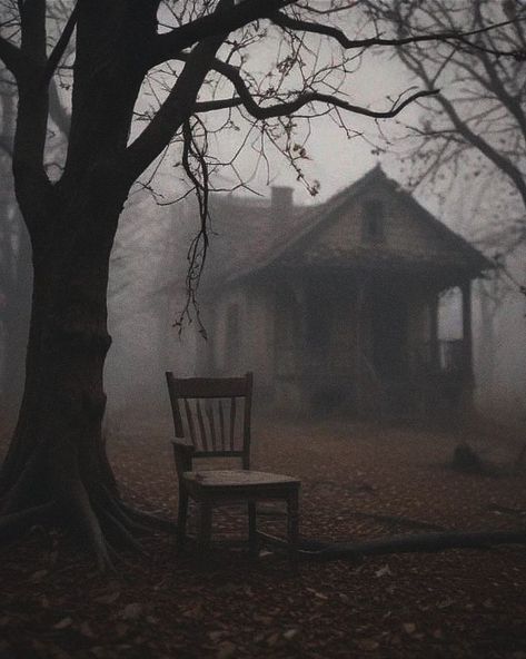 Gothic House Exterior, Eerie Photography, Creepy Woods, Soul Aesthetic, Haunted Woods, Fb Profile Photo, Eerie Places, Creepy Houses, Chalkboard Ideas