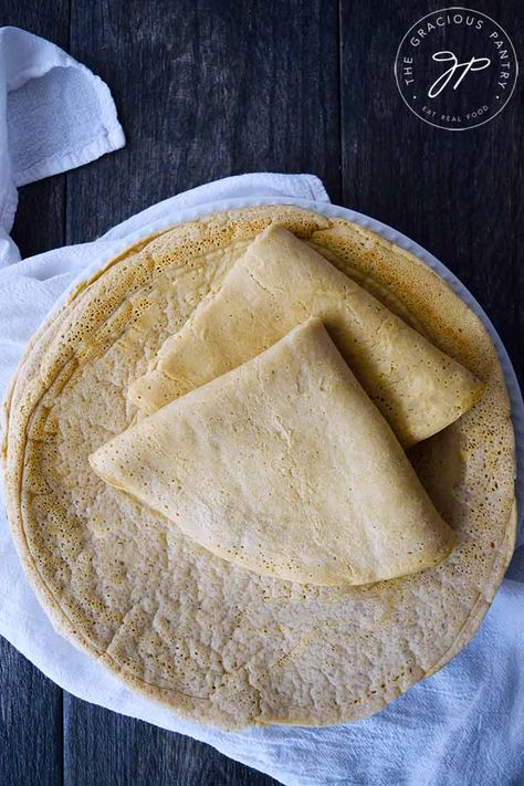 Wheat Flour Recipes, Oat Flour Recipes, Gluten Free Wraps, Dairy Free Baking, Savory Crepes, Crepe Recipes, Oat Flour, Gluten Free Oats, Flour Recipes