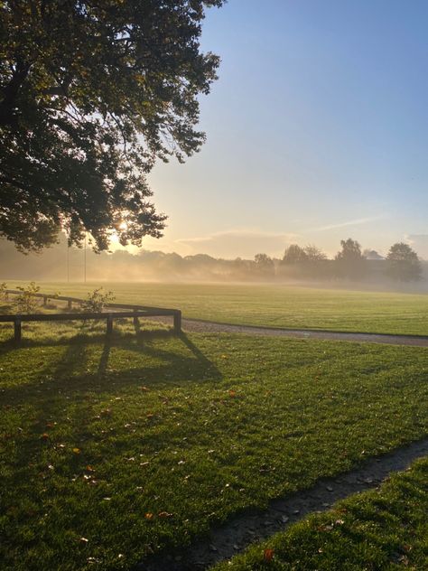 mist, blue sky, sunny mornings Misty Morning Aesthetic, Morning Cloudy Sky, Misty Country Morning, Blue Sunny Sky Aesthetic, Sunny Cloudy Sky, Sunny Sky, Blue Morning, Sunny Morning, Pretty Skies