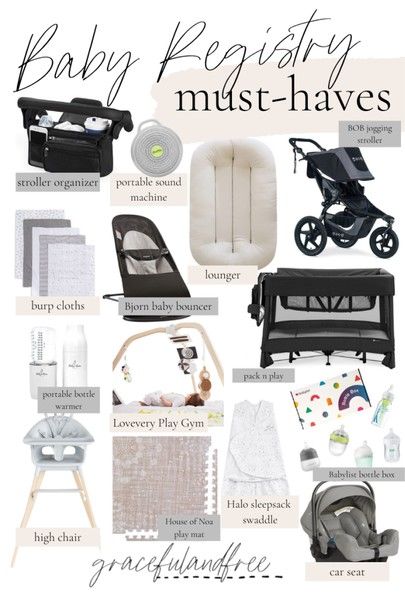 Registry Must Haves, Baby Registry Essentials, Baby Nursery Inspiration, Baby Shower Registry, Baby Registry Items, Baby Essentials Newborn, Baby Registry Must Haves, Newborn Baby Tips, Newborn Mom