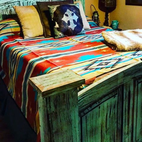 344 Likes, 1 Comments - 🌵SoUtHwEsT BeDaZzLe BoUtIqUe🌵 (@southwest_bedazzle) on Instagram: “Only 1 rust Queen bedspread left!! We also have teal && purple in queens online!! 🌵SEARCH "queen"…” Pink Western Bedroom, Funky Bedding, Cowgirl Bedroom, Fur Comforter, Western Bedroom Decor, Western Rooms, Western Bedroom, Funky Home Decor, Comforter Bedding Sets