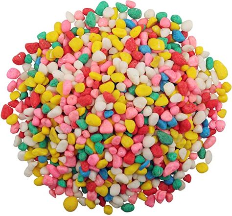 Amazon.com : Lainrrew 2.2 lb Decorative Rocks, Mini Rainbow Confetti Pebbles Aquarium Gravel Mix Colored Stones Succulent Cactus Bonsai Gritty Mix Rocks for Top Dressing, Potted Plants, Lanscaping (6-9mm) : Garden & Outdoor Plants Fish Tank, Cactus Bonsai, Fish Tank Gravel, Decorative Rocks, Aquarium Gravel, Gravel Stones, Decorative Pebbles, Rainbow Rocks, Aquarium Ornaments