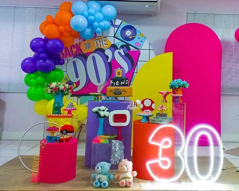 30th Birthday Themes, 90s Theme Party, 34th Birthday, 90s Theme, 30th Party, 90s Party, 35th Birthday, 90s Baby, 30th Birthday Parties