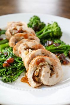 Chicken Roulade, Wright Family, Apricot Glaze, Balsamic Vinegar Chicken, Hungry Girl Recipes, Rosemary Chicken, Hungry Girl, Chicken Cordon Bleu, Family Table