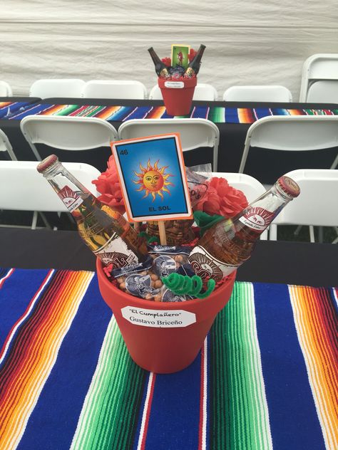 Loteria centerpiece #mexicancenterpiece Loteria Centerpiece, Party Ideas 18th, Mexican Centerpiece, Mexican Theme Party Decorations, Mexican Baby Shower, Mexican Birthday Parties, Mexican Party Decorations, Mexican Fiesta Party, Fiesta Birthday Party