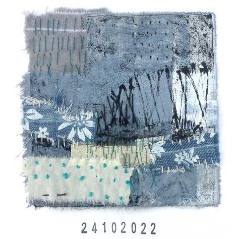 Shelley Rhodes | 24102022 Day 297 #fabriccollage #reedbeds #notquitekantha #sold | Instagram Shelly Rhodes, Shelley Rhodes, Mixed Media Textile Art, Landscape Art Quilts, Diy Textiles, Textile Art Embroidery, Textiles Projects, Creative Textiles, Fabric Pictures