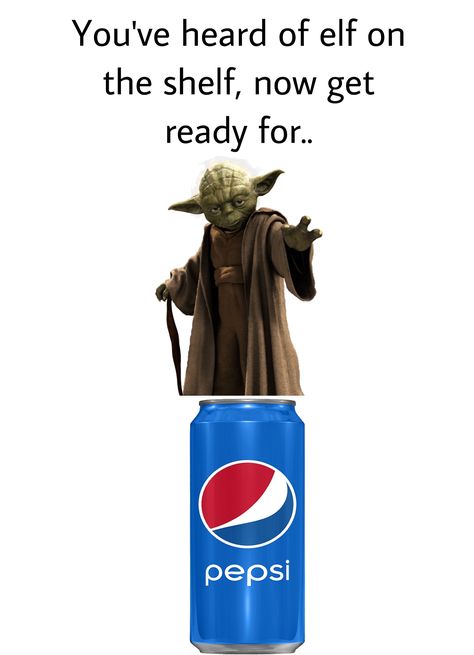 You’ve heard of elf on the shelf, get ready for Yoda on a soda Elf Memes, Grammar Memes, Elf On A Shelf, Disney Jokes, Star Wars Humor, Avengers Funny, Some Funny Jokes, Funny Puns, Hysterically Funny