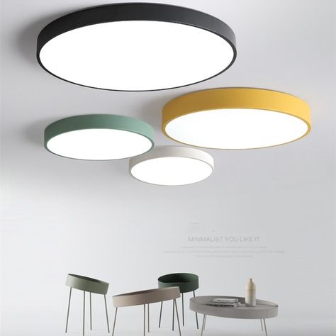 Modern Macaron Round Ceiling Lights LED Ceiling Lamp Colorful kitchen lamp Living room light bedroom kids room lights lighting _ - AliExpress Mobile Cheap Ceiling Lights, Colorful Lamps, Round Ceiling Light, Kids Room Lighting, Modern Led Ceiling Lights, Kitchen Ceiling Lights, Kitchen Ceiling, Kitchen Lamps, Lamp Modern