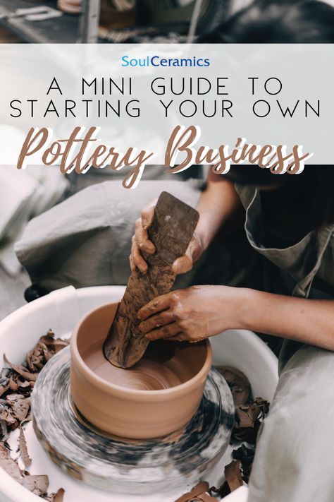 Midfire Glaze Recipes, Intro To Pottery, Pottery Business Ideas, Starting A Pottery Business, How To Start Pottery, Pottery That Sells Well, Ceramics How To, Garage Pottery Studio Ideas, Pottery Tools Make Your Own