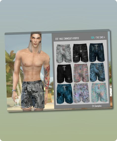 Sims 4 Male Shoe CC: Male Swimwear Hybran By Dansimsfantasy Sims 4 Cc Bathing Suit Male, Sims 4 Male Swimwear, Male Swimwear, Sims 4 Male, Mod Jacket, Swimming Wear, Sims 4 Cc Download, Male Shoes, Sims 4 Cc Shoes