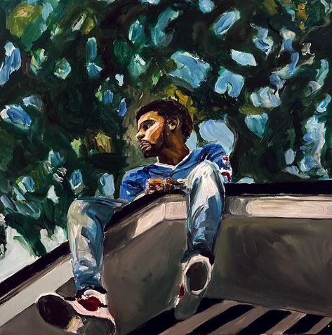 Jcole Album Cover, Kendrick Lamar Painting, Album Cover Drawings, Album Cover Paintings, Kendrick Lamar Album Cover, J Cole Albums, 2014 Forest Hills Drive, Kendrick Lamar Album, Forest Hill