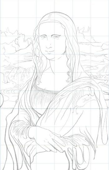 Mona Lisa Pencil Drawing, The Monalisa Painting, Monalisa Drawings Easy, How To Draw The Mona Lisa, Monalisa Painting Sketch, How To Draw Mona Lisa, Mona Lisa Drawing Sketch, Monalisa Drawings, Mona Lisa Drawing Easy